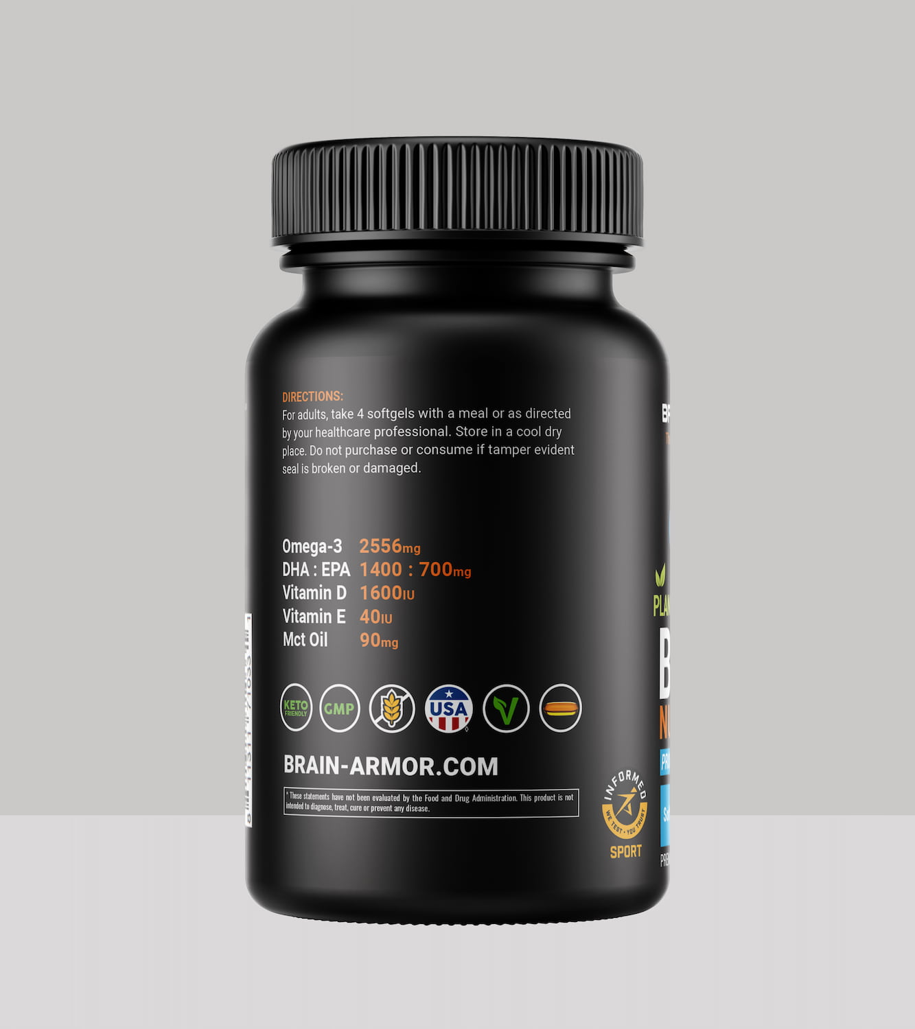 Brain Armor – Professional Strength & Softgels 60 /  120 ct